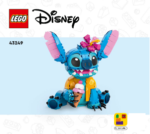 Manual Lego set 43249 Disney Stitch