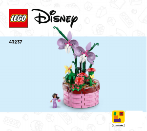Manual Lego set 43237 Disney Isabelas flowerpot