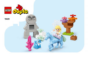 Manual Lego set 10418 Duplo Elsa & Bruni in the enchanted forest - page 4
