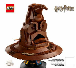 Mode d’emploi Lego set 76429 Harry Potter Le Choixpeau magique qui parle