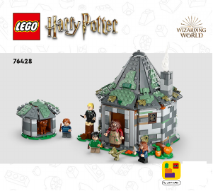 Manual Lego set 76428 Harry Potter Hagrids hut - An unexpected visit