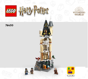 Manual Lego set 76430 Harry Potter Hogwarts castle owlery