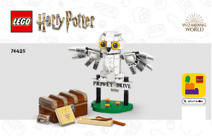 Manual de uso Lego set 76425 Harry Potter Hedwig en el Número 4 de Privet Drive