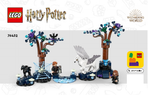 Manual Lego set 76432 Harry Potter Forbidden forest - Magical creatures