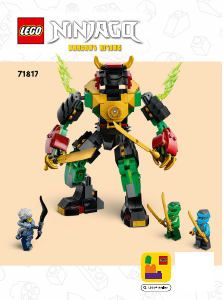 Manuale Lego set 71817 Ninjago Mech degli elementi del potere di Lloyd