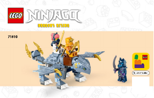 Manual de uso Lego set 71810 Ninjago Joven Dragón Riyu