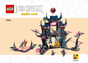 Manual Lego set 71813 Ninjago Dojo Sombrio da Máscara de Lobo