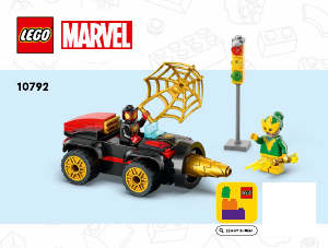 Manual Lego set 10792 Super Heroes Drill spinner vehicle