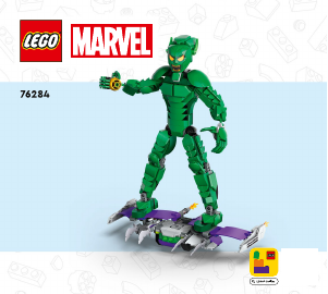 Mode d’emploi Lego set 76284 Super Heroes Figurine du Bouffon Vert à construire