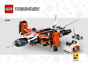 Manual de uso Lego set 42181 Technic Nave Espacial de Carga Pesada VTOL LT81