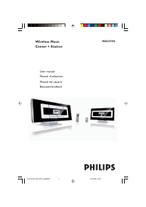 Manual de uso Philips WAC700 Reproductor multimedia