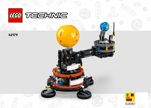Mode d’emploi Lego set 42179 Technic La planète Terre et la Lune en orbite