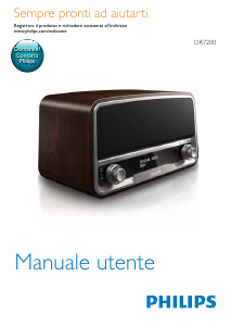 Manuale Philips OR7200 Radio