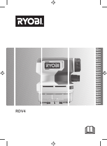 Priročnik Ryobi RDV4-0 Ročni sesalnik
