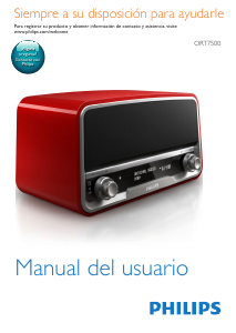 Manual de uso Philips ORT7500 Radio