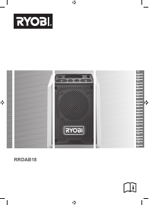 Käyttöohje Ryobi RRDAB18-0 Radio