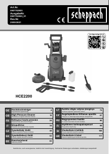 Manuale Scheppach HCE2200 Idropulitrice