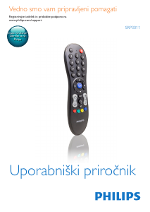 Priročnik Philips SRP3011 Daljinski upravljalnik