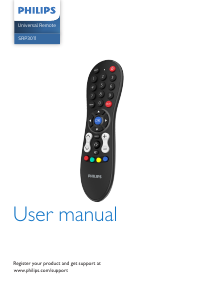 Manual Philips SRP3011 Remote Control