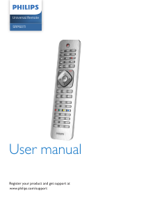 Manual Philips SRP6011 Remote Control