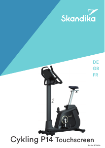 Manual Skandika SF-3230 Cykling P14 Touchscreen Exercise Bike