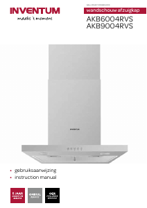 Manual Inventum AKB6004RVS Cooker Hood