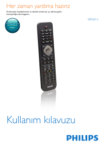Kullanım kılavuzu Philips SRP6013 Uzaktan kumanda