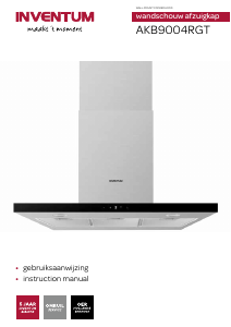 Manual Inventum AKB9004RGT Cooker Hood