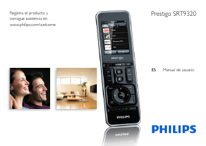 Manual de uso Philips SRT9320 Control remoto