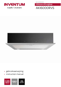 Manual Inventum AKI6000RVS Cooker Hood