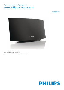 Manual de uso Philips AD6000W Altavoz