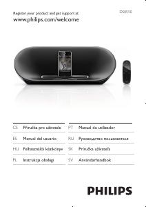 Manual de uso Philips DS8550 Docking station