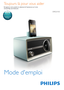 Mode d’emploi Philips ORD2105B Station d’accueil