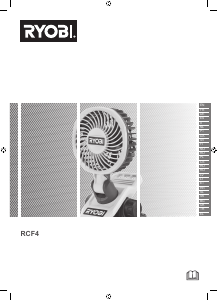 Manuale Ryobi RCF4-0 Ventilatore