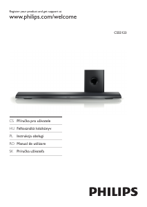 Instrukcja Philips CSS5123 Zestaw kina domowego