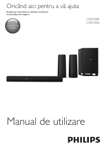Manual Philips CSS5330B Sistemul home cinema