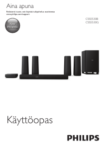 Käyttöohje Philips CSS5530B Kotiteatterijärjestelmä