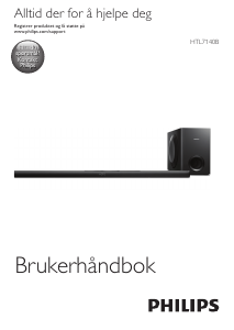 Bruksanvisning Philips HTL7140B Hjemmeteatersystem