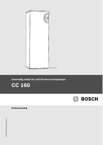 Bruksanvisning Bosch CC 160 Varmepumpe