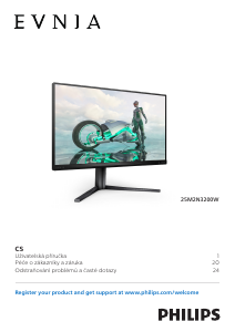 Manuál Philips 25M2N3200W Evnia LED monitor