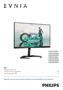 Brugsanvisning Philips 27M1N3200ZS Evnia LED-skærm