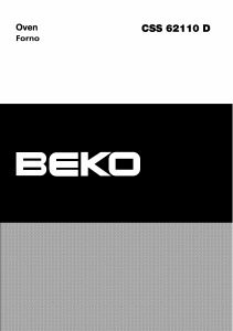 Manuale BEKO CSS 62110 DW Cucina