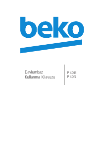 Kullanım kılavuzu BEKO P 40 S Davlumbaz