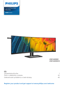 Manuál Philips 45B1U6900CH LED monitor