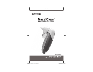 Manual de uso BébéSounds NasalClear Aspirador nasal