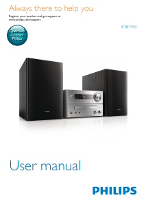 Manual Philips BTB7150 Stereo-set