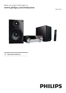 Bedienungsanleitung Philips MBD3000 Stereoanlage