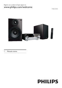 Manuale Philips MBD3000 Stereo set