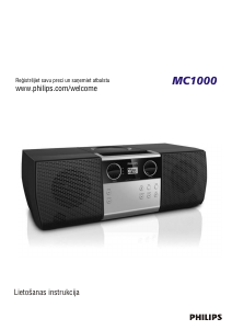 Rokasgrāmata Philips MC1000 Mūzikas centrs