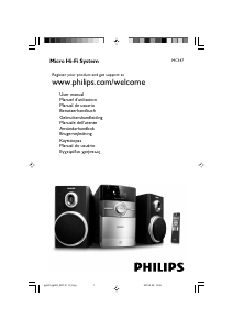 Manual Philips MC147 Aparelho de som